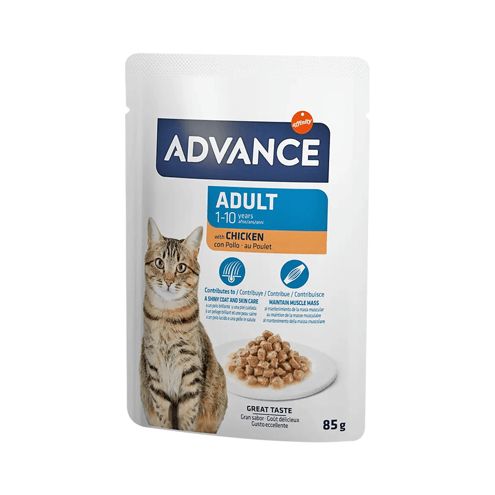 Advance Tavuk Etli Yetişkin Pouch Yaş Kedi Maması (85 g)