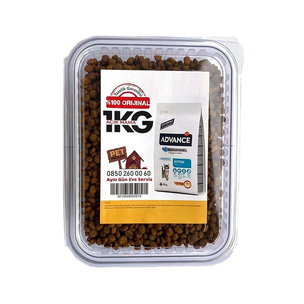 Advance Tavuk Etli ve Pirinçli Açık Yavru Kedi Maması (1 kg)