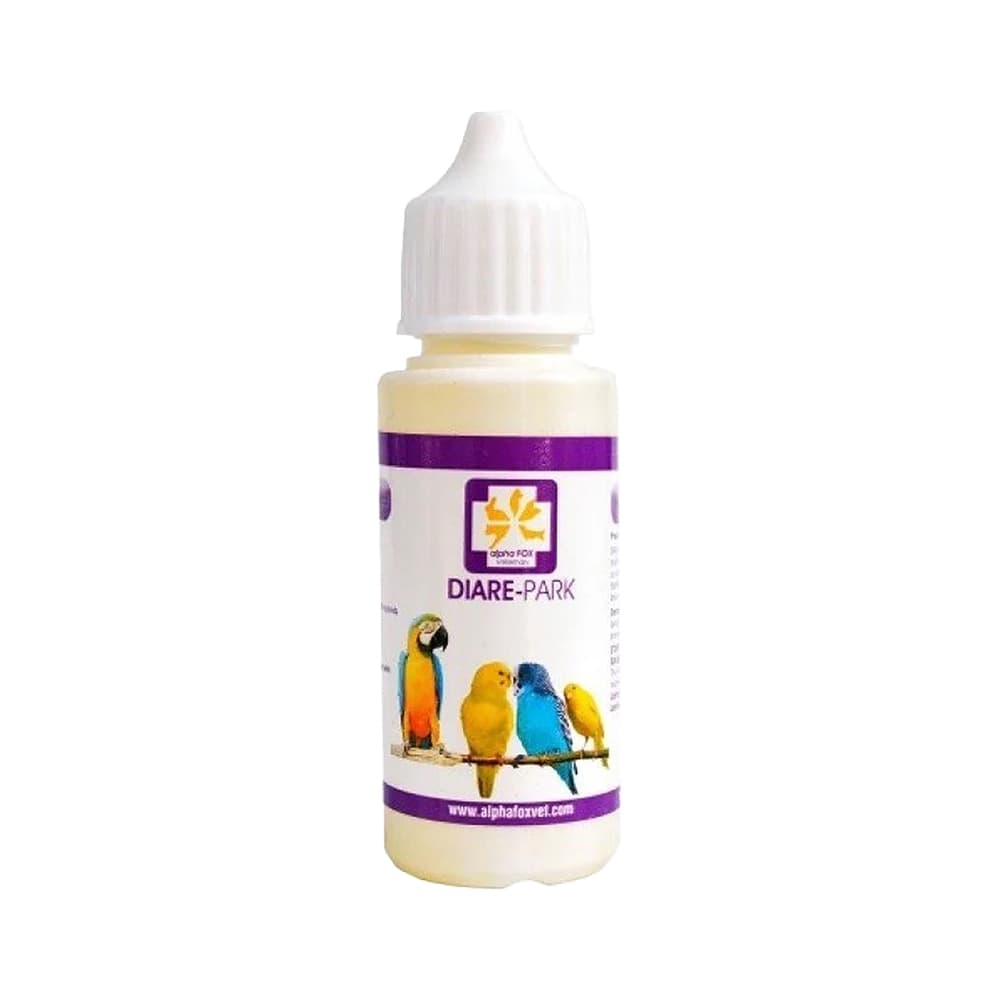 Alpha Fox Diare-Park Kuşlar İçin Bağırsak Florası Güçlendirici (30 ml))