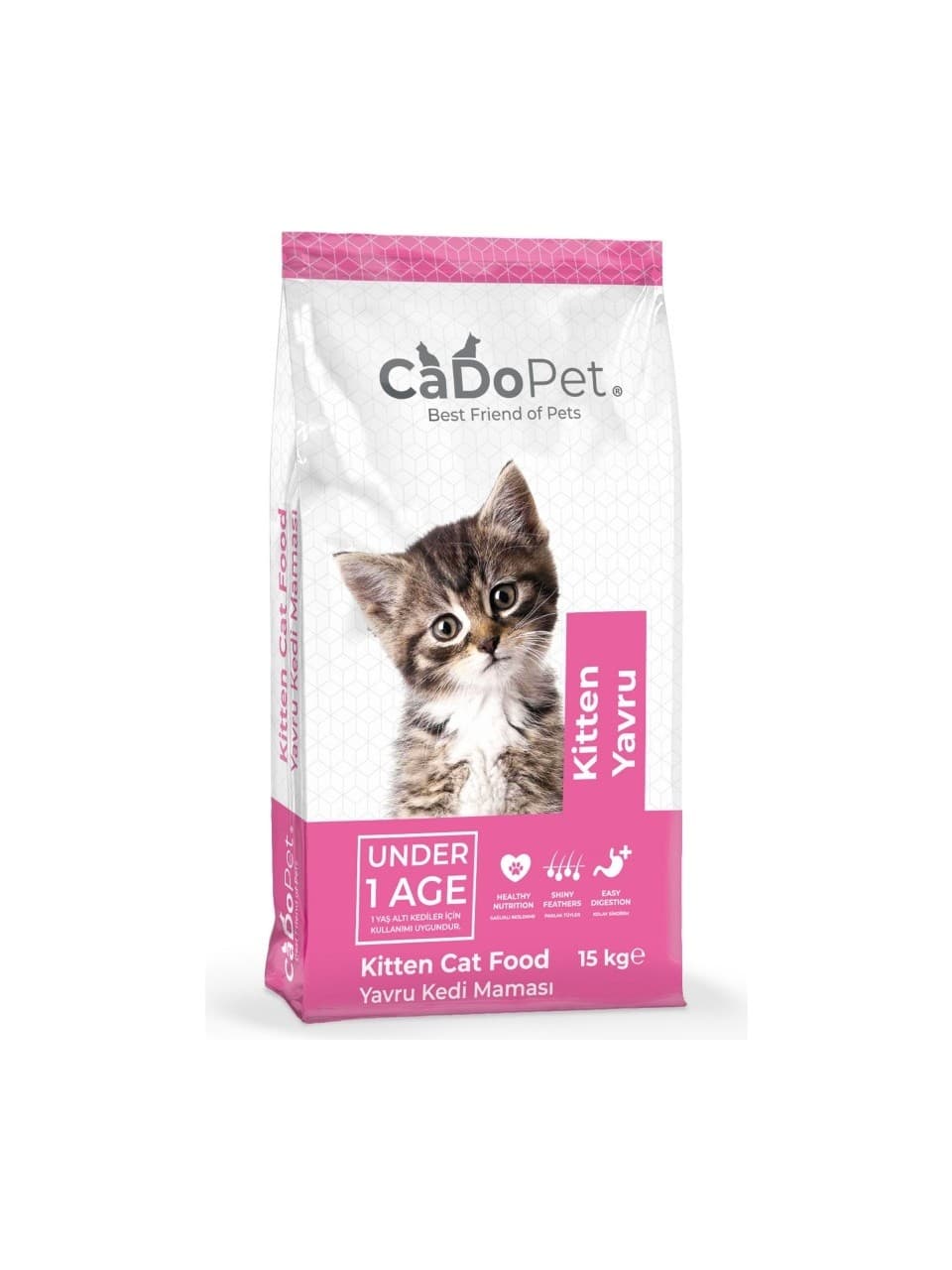 Cado Pet Tavuk Etli Yavru Kedi Maması 15 kg