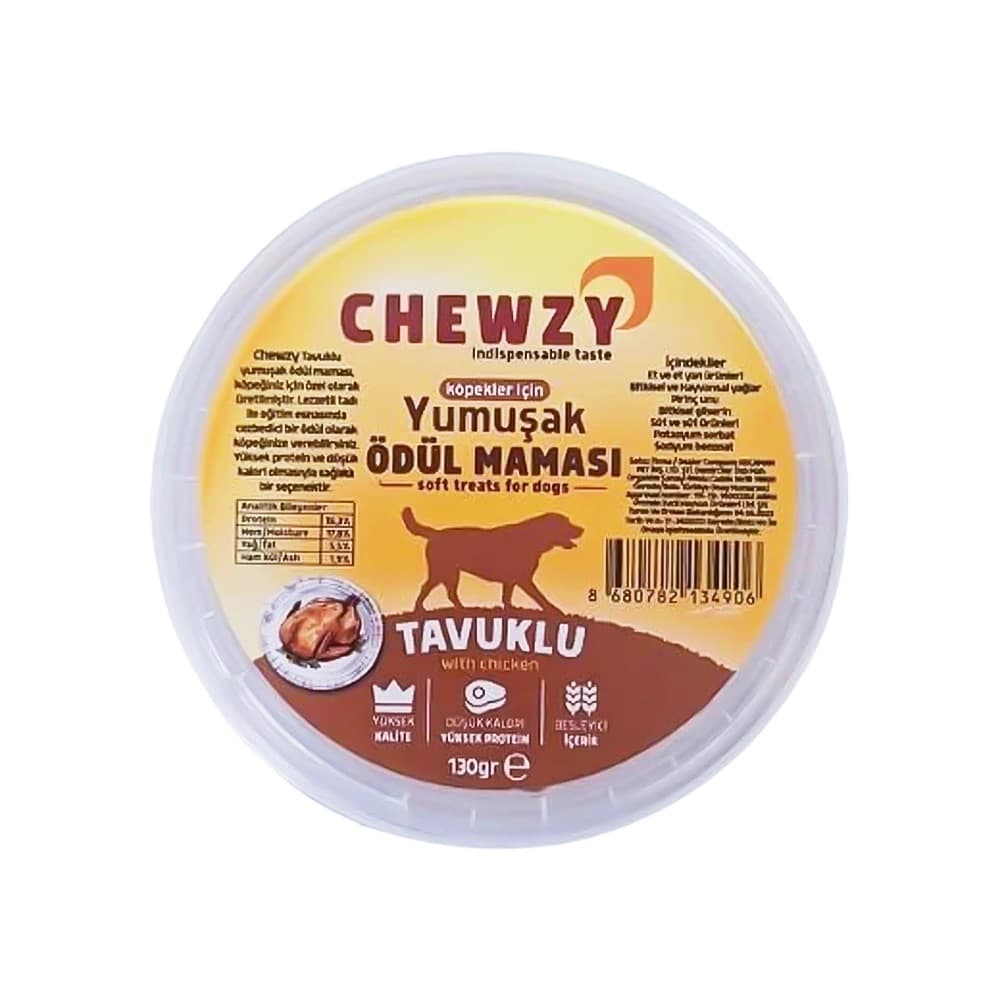 Chewzy Tavuk Etli Yumuşak Köpek Ödül Maması (130 g)