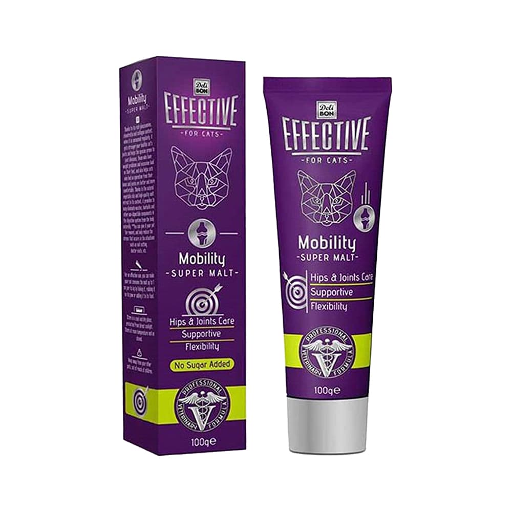 Deli Bon Effective Mobility Malt Katkılı Eklem ve Kas Sağlığı İçin Kedi Macunu (100 g)