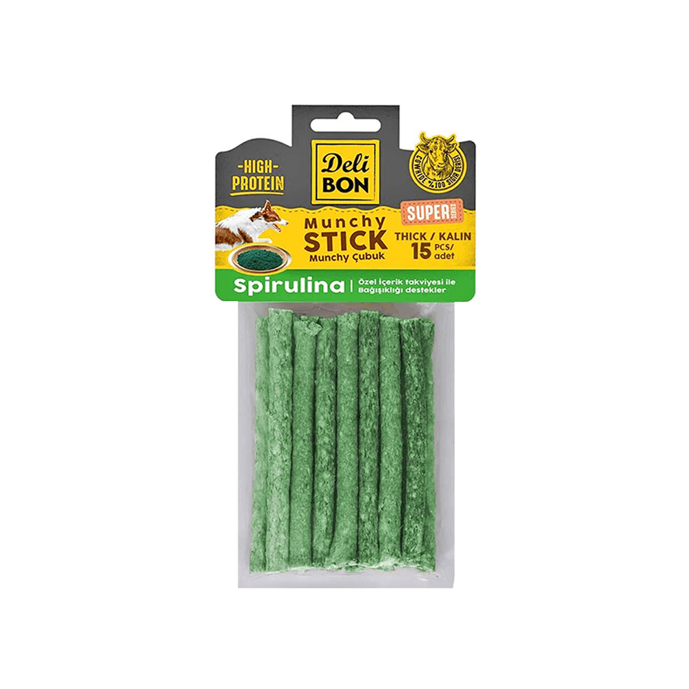 Deli Bon Spirulinalı Munchy Kalın Çubuk (15'li)