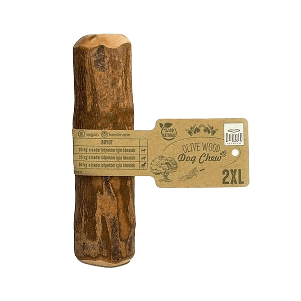 Doggie Doğal Zeytin Ağacı Çiğneme Oyuncağı (2XL)