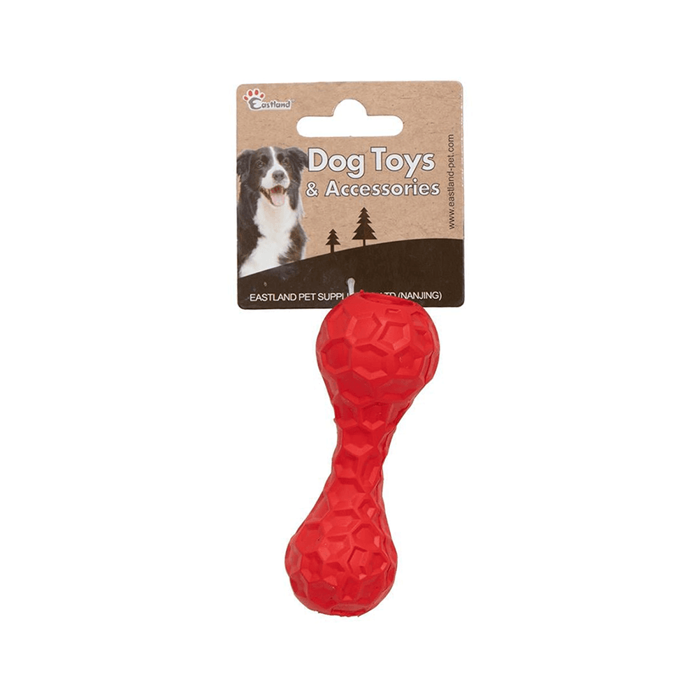 Eastland Ödül Hazneli Plastik Dambıl Köpek Oyuncağı (10 cm)