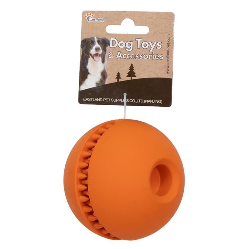Eastland Squeaky Dog Toy with Treat Compartment, 8 cm