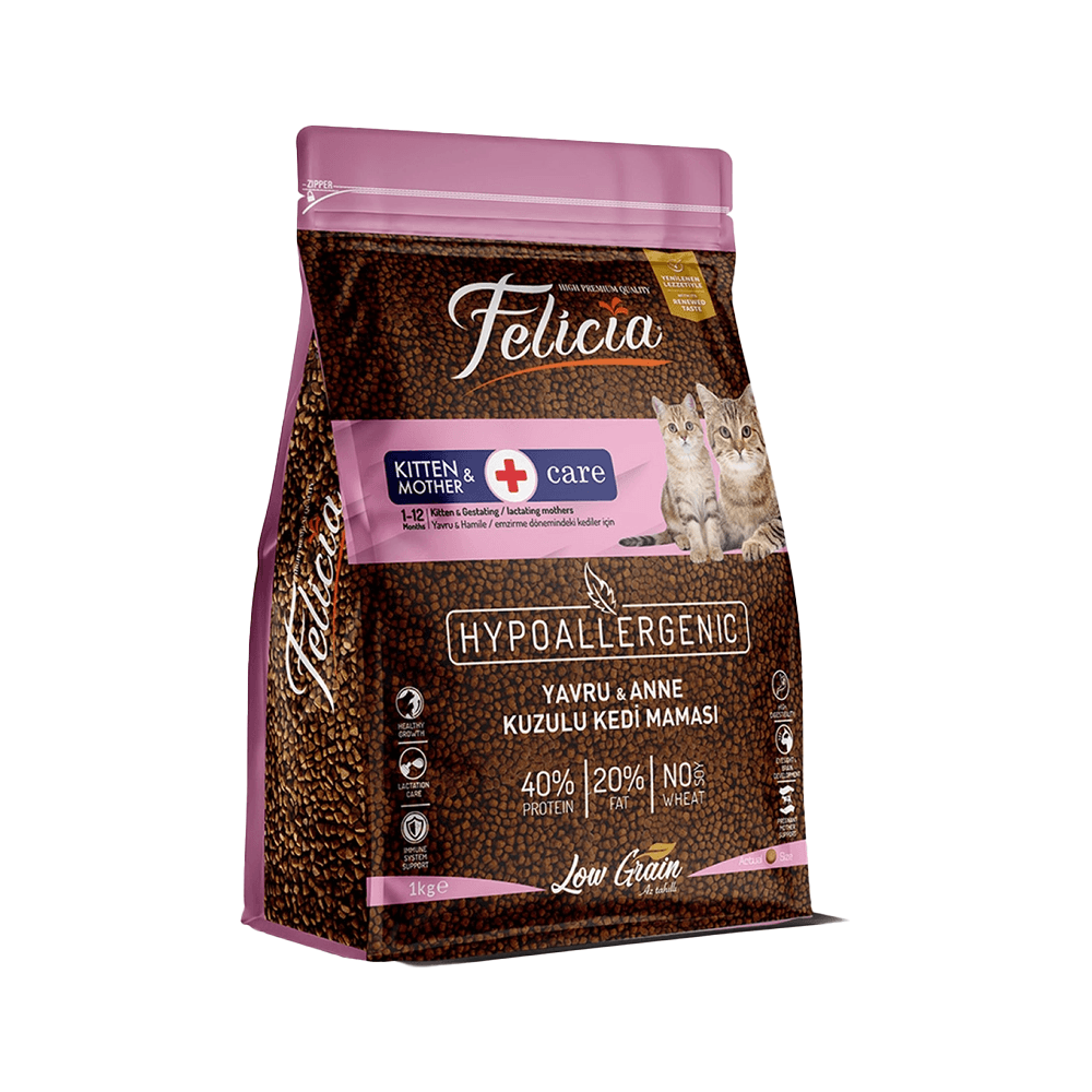 Felicia Az Tahıllı Yavru Kuzulu HypoAllergenic Kedi Maması (1 kg)