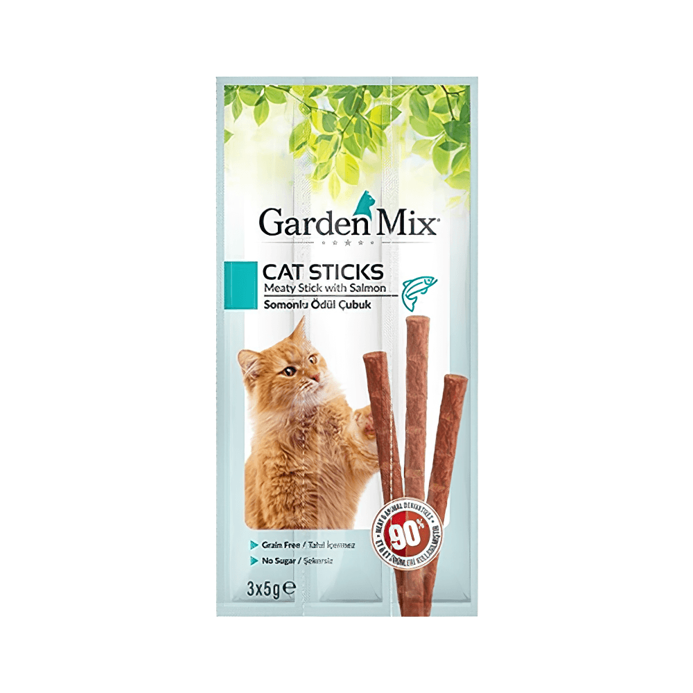 Garden Mix Somonlu Kedi Ödül Çubuğu (3 x 5 g)