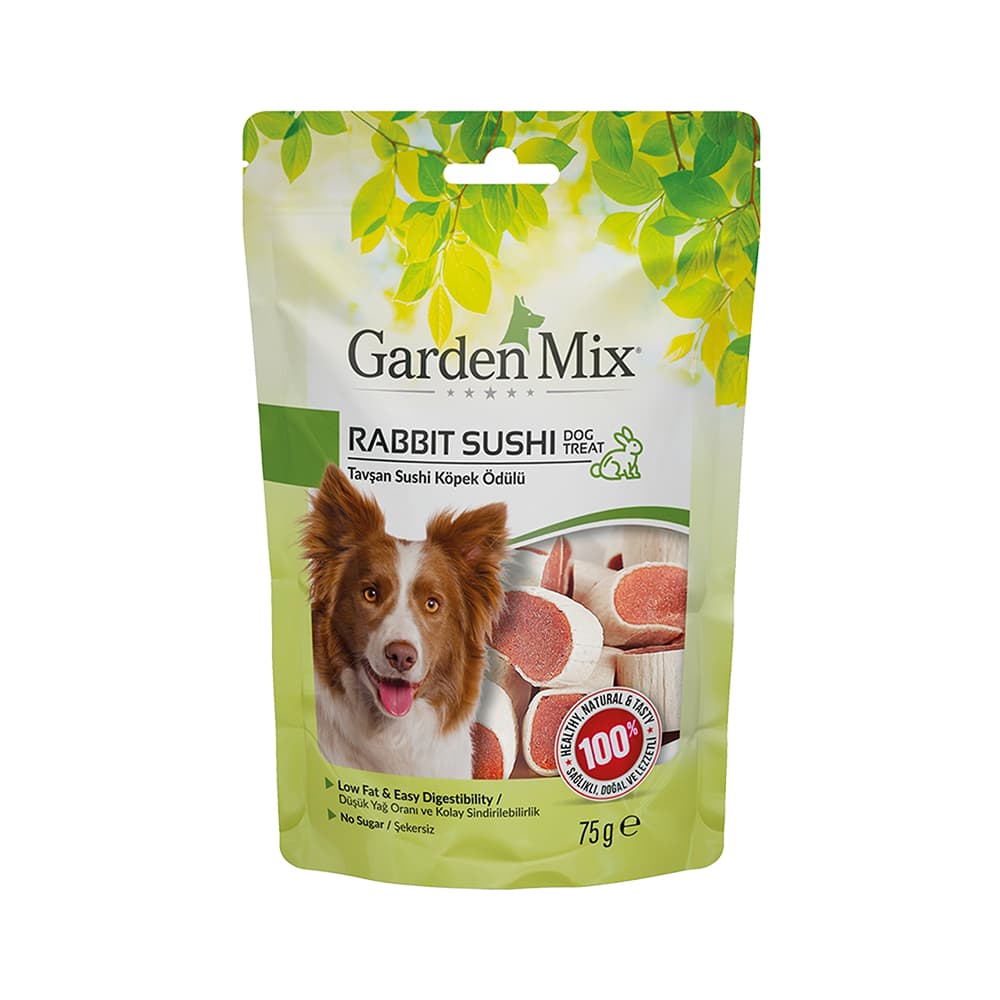 Garden Mix Tavşan Sushi Köpek Ödülü (75 g)
