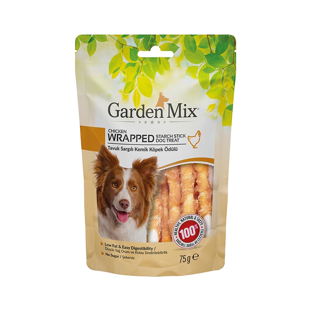 Garden Mix Tavuk Sargılı Kemik Köpek Ödülü (75 g)