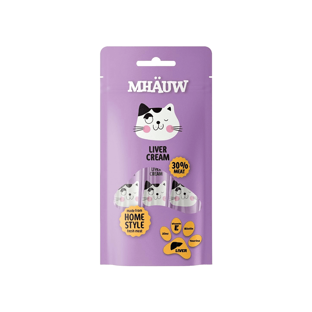 Mhauw Ciğerli Kedi Sıvı Ödül Maması (4 x 15 g)