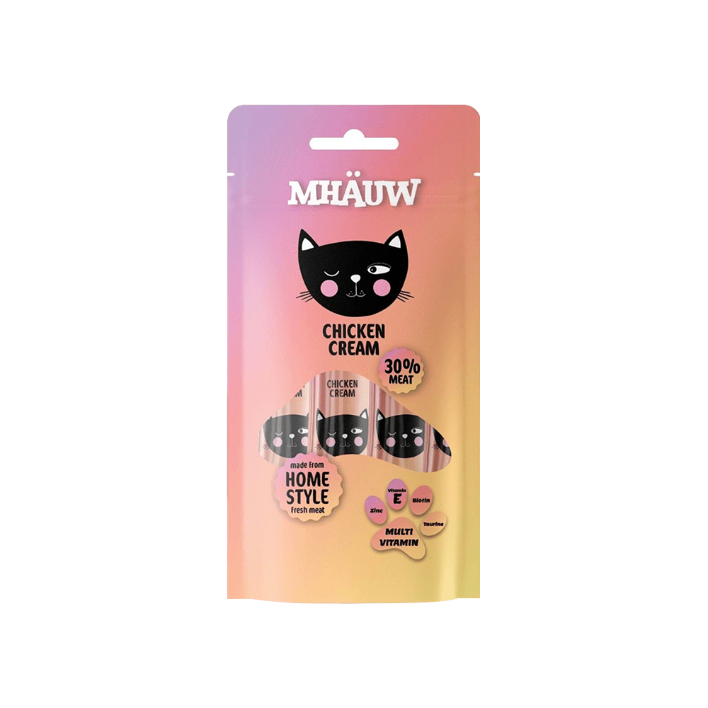 Mhauw Multivitamin Kedi Sıvı Ödül Maması (4 x 15 g)