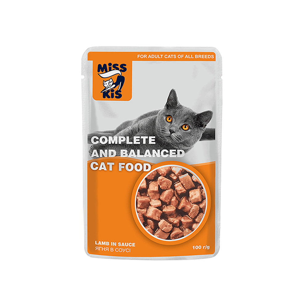 Miss Kis Kuzu Etli Kedi Yaş Maması (100 g)