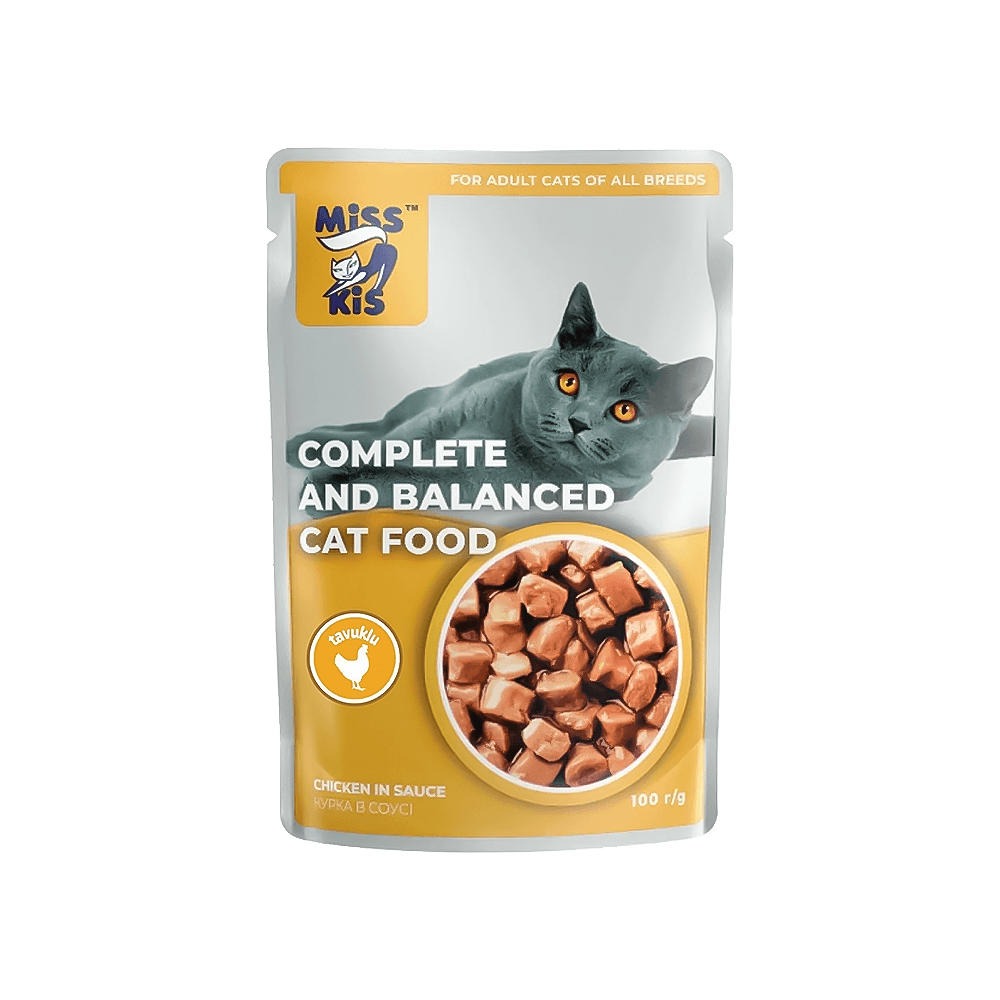 MissKis Tavuk Etli Yetişkin Kedi Yaş Maması (100 g)