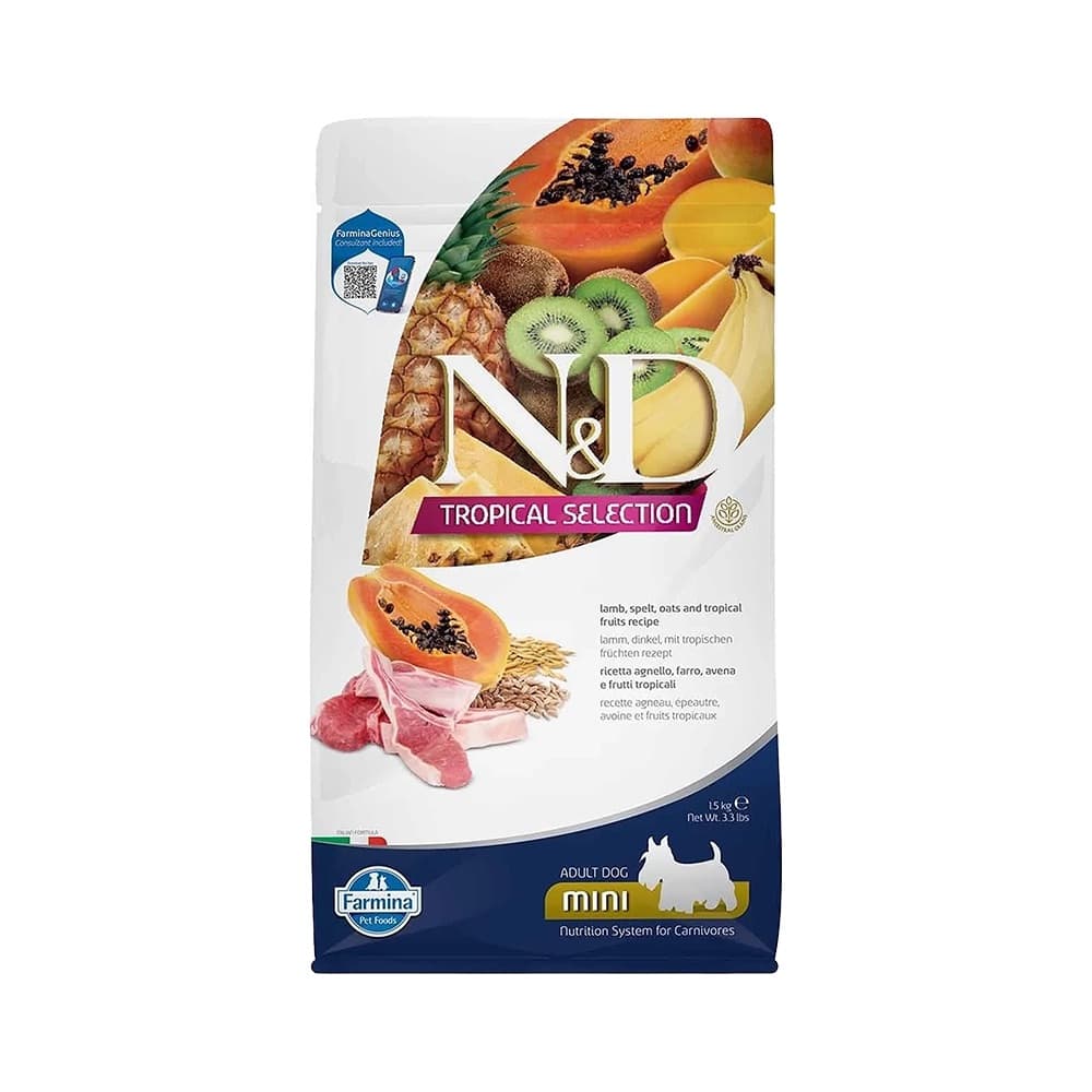 N&D DOG TROPICAL SELECTION LAMB ADULT MINI 1,5 kg