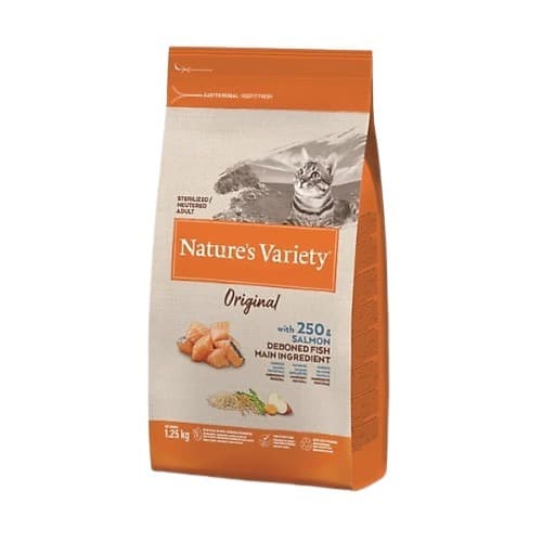 Nature's Variety Somonlu Kısırlaştırılmış Kedi Maması (1,25 kg)