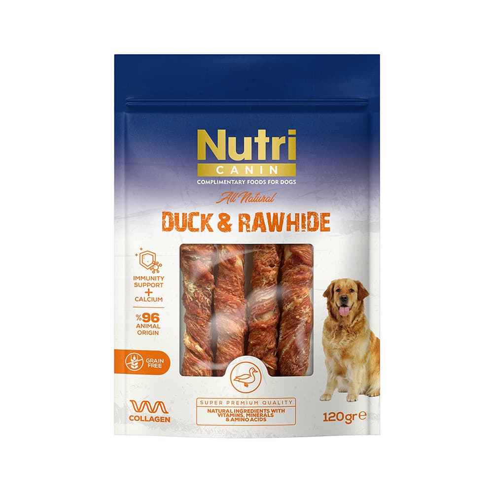 Nutri Canin Ördek Eti Sarılı Kemik (120 g)