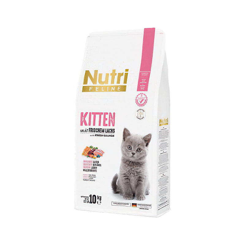 Nutri Feline Glütensiz Düşük Tahıllı ve Somonlu Yavru Kedi Maması (10 kg)