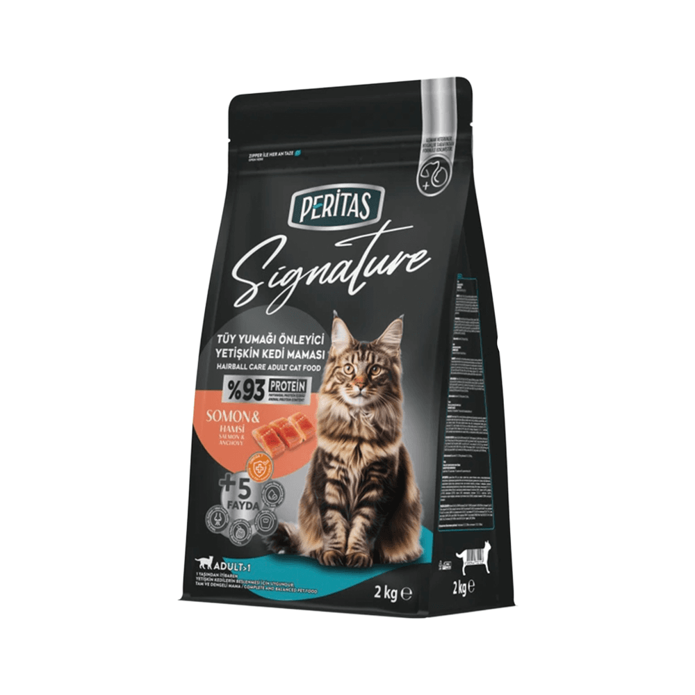 Peritas Signature Tüy Yumağı Önleyici Somonlu Yetişkin Kedi Maması (2 kg)