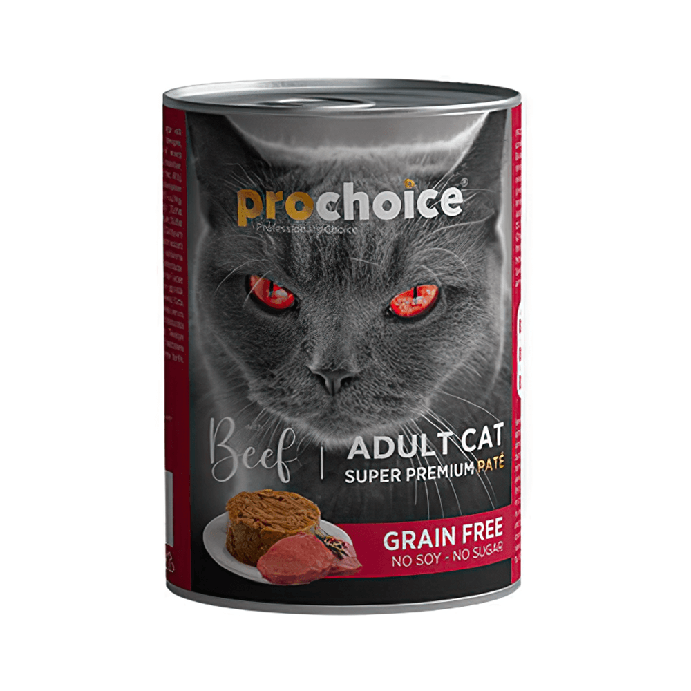 Prochoice Biftek Etli Püre Yetişkin Kedi Konserve Maması (400 g)