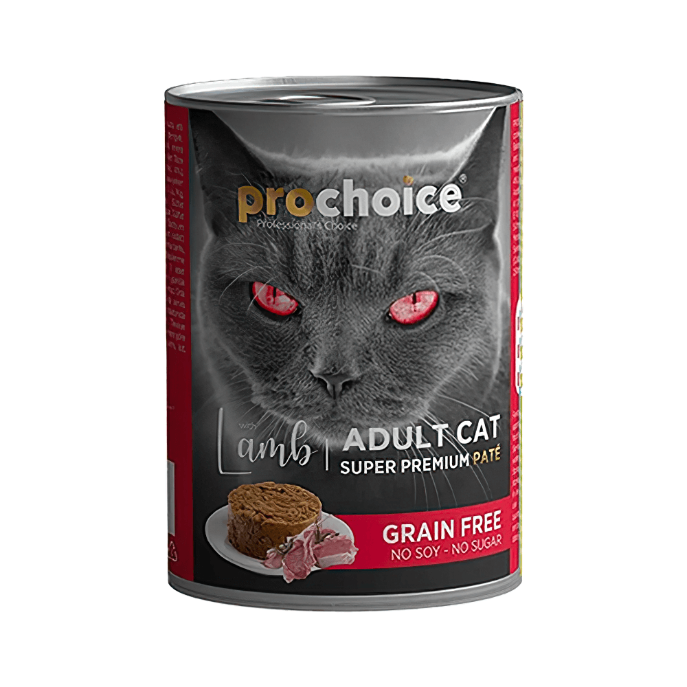 Prochoice Kuzu Etli Püre Yetişkin Kedi Konserve Maması (400 g)