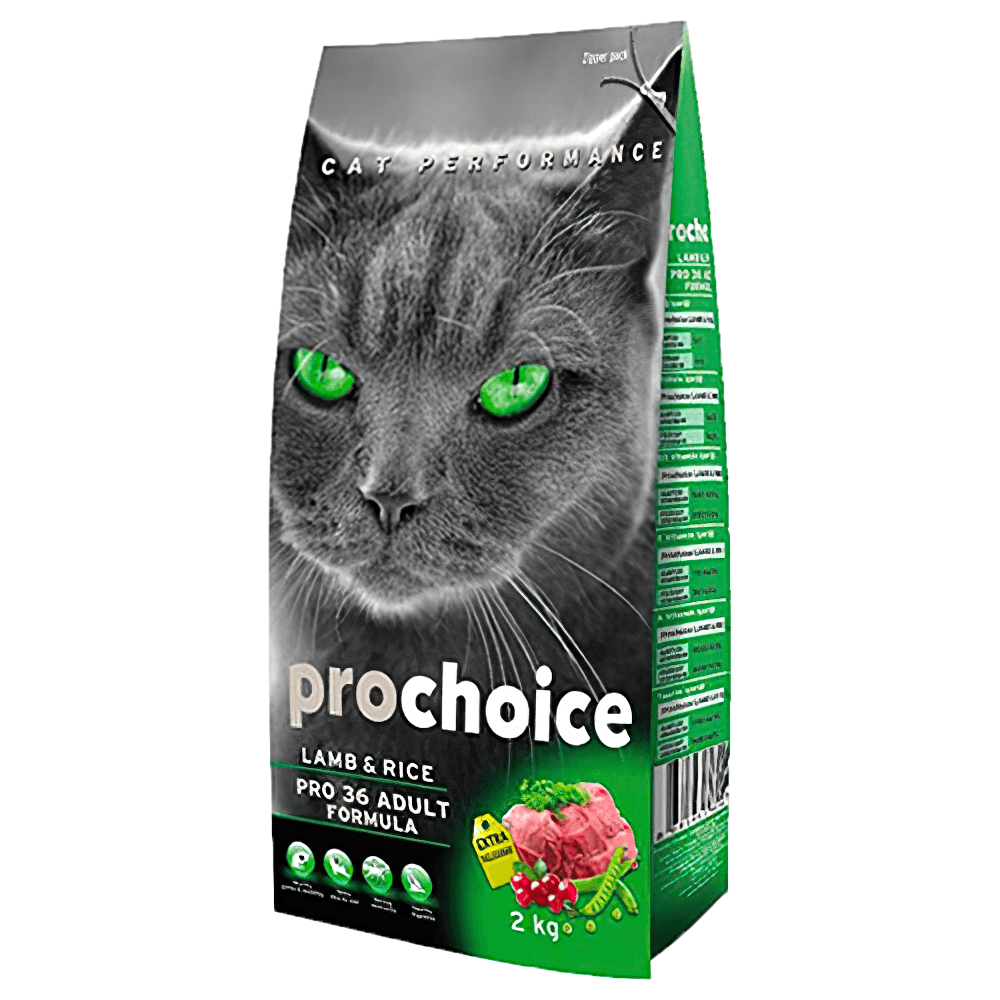 Prochoice Kuzu Etli ve Pirinçli Yetişkin Kedi Maması (2 kg)