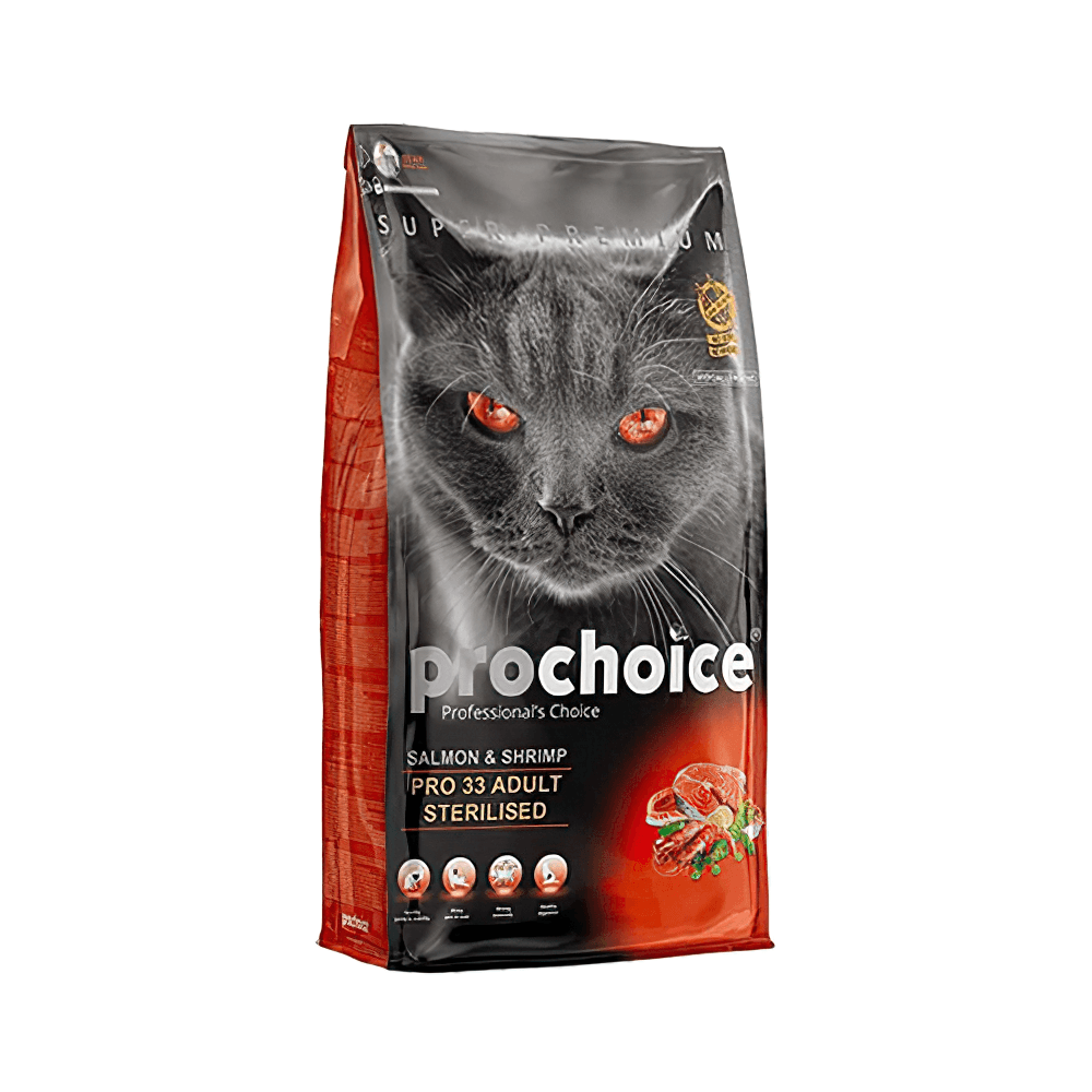 Prochoice Somonlu ve Karidesli Kısırlaştırılmış Kedi Maması (2 kg)