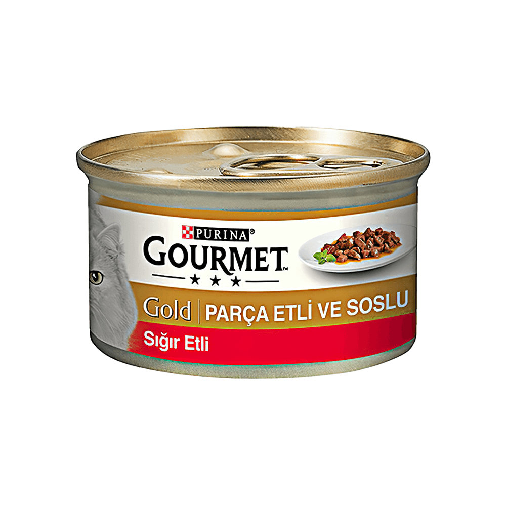 Purina Gourmet Gold Sığır ve Parça Etli Pouch Yaş Mama (85 g)