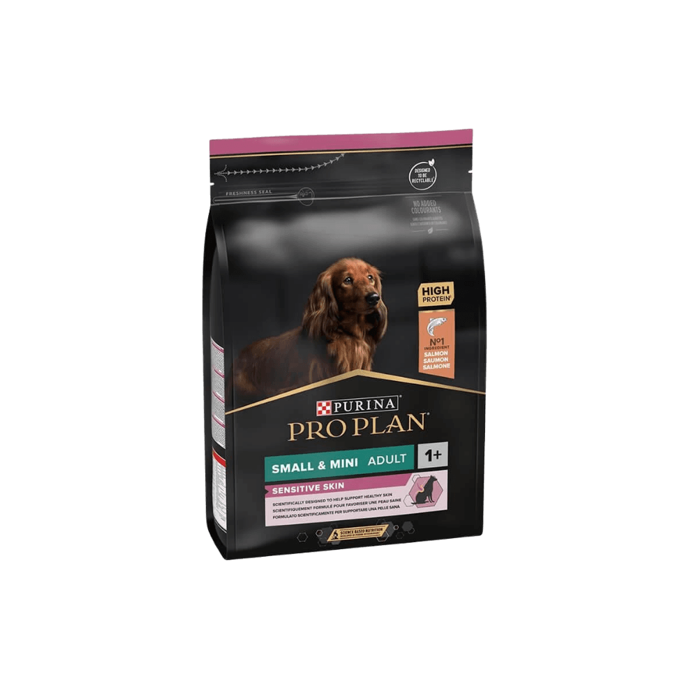 Purina Pro Plan Hassas Cilt Somonlu Küçük Irk Yetişkin Köpek Maması (3 kg)