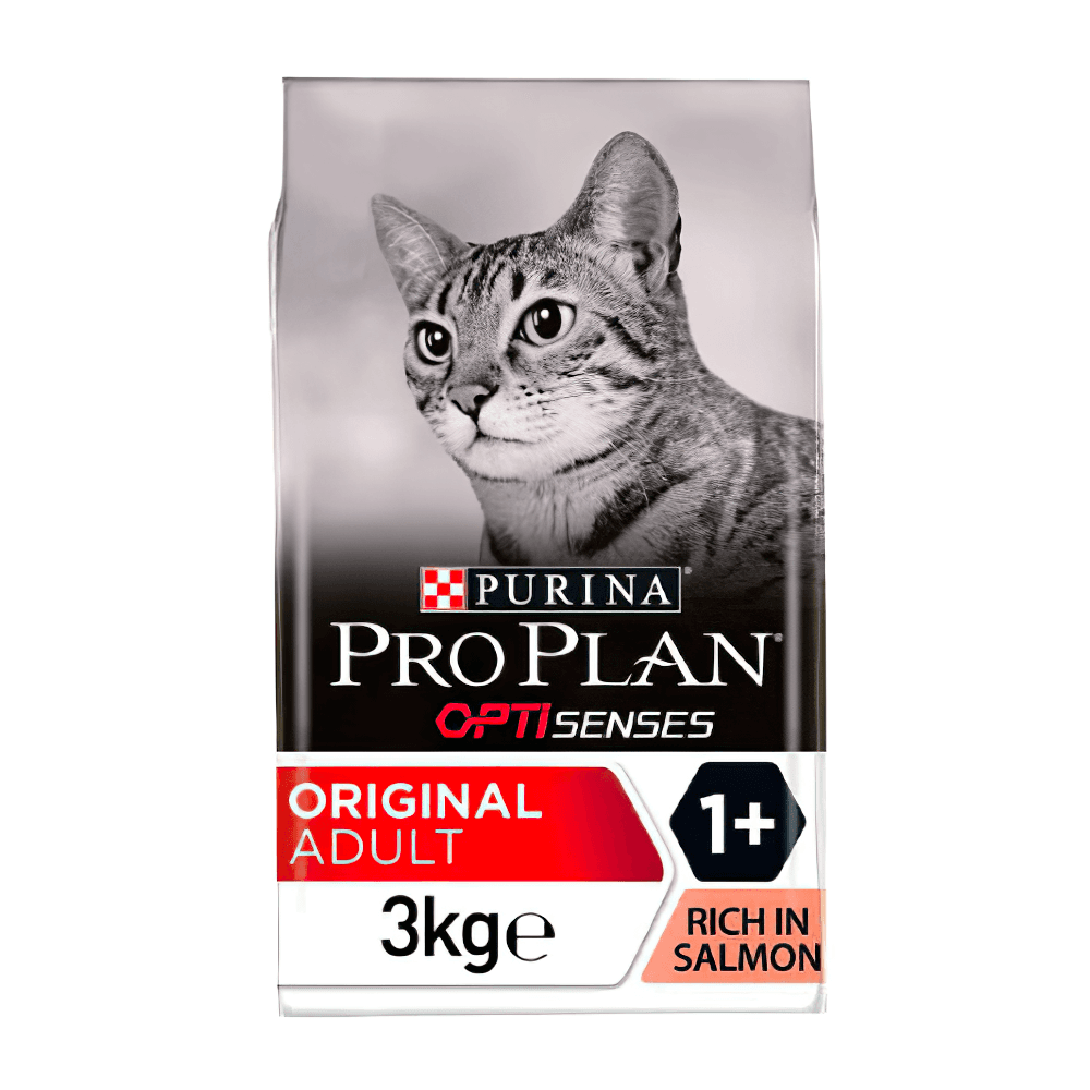 Purina Pro Plan Original Somonlu ve Pirinçli Yetişkin Kedi Maması (3 kg)