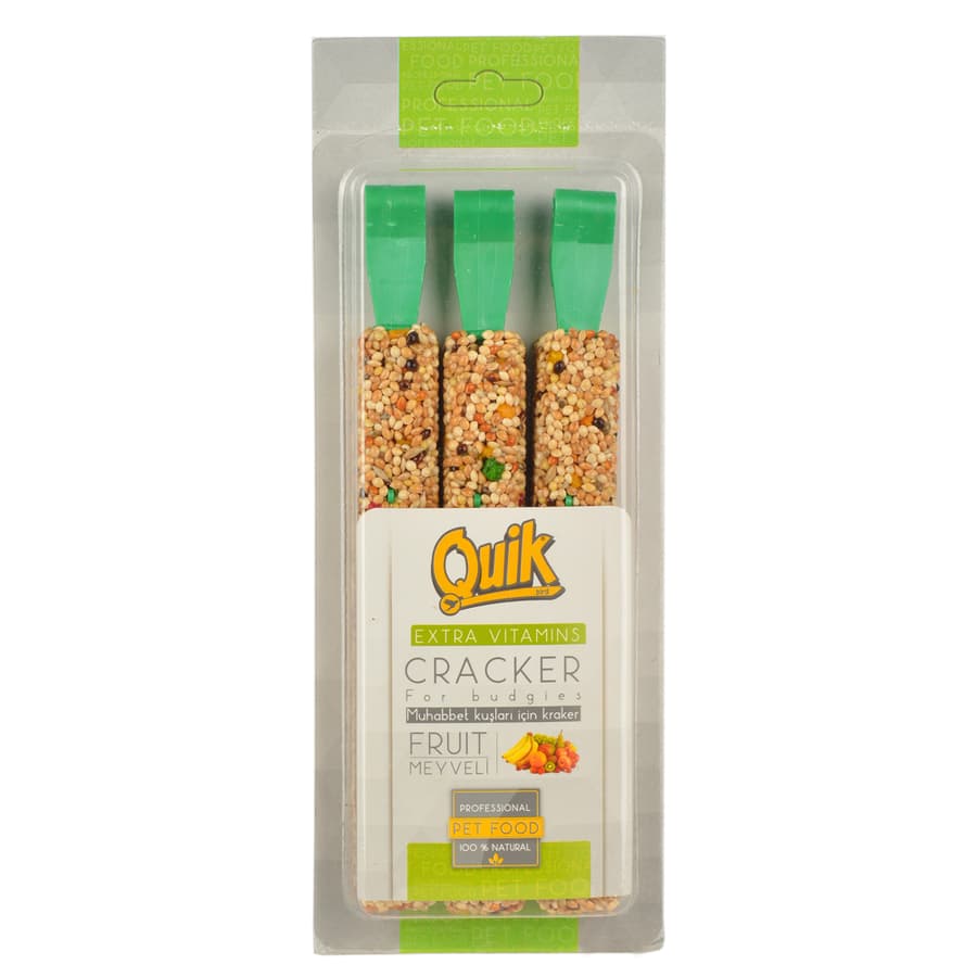 Quik Fruit Flavored Chat Crackers 3-Pack