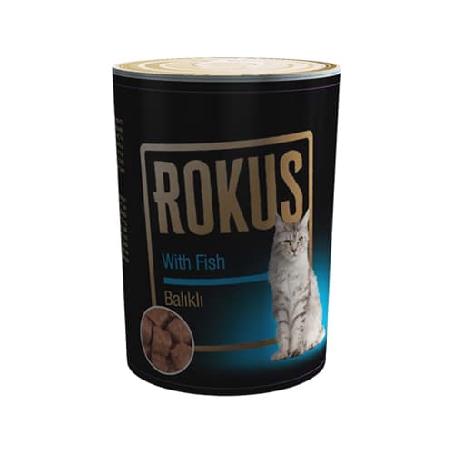 Rokus Balıklı Kedi Konserve Maması (410 g)