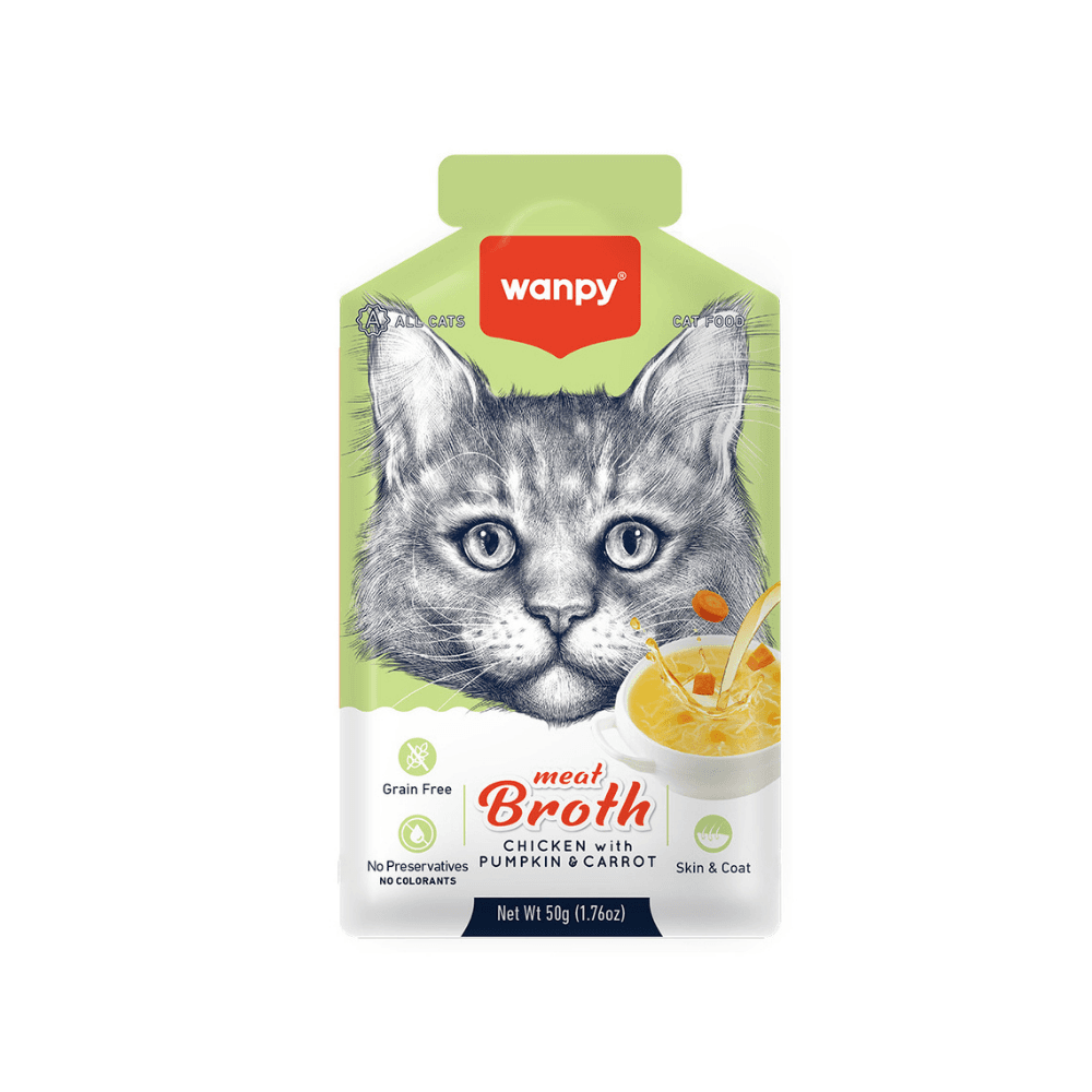 Wanpy Bal Kabağı, Havuç & Tavuk Eti Çorbası (50 g)