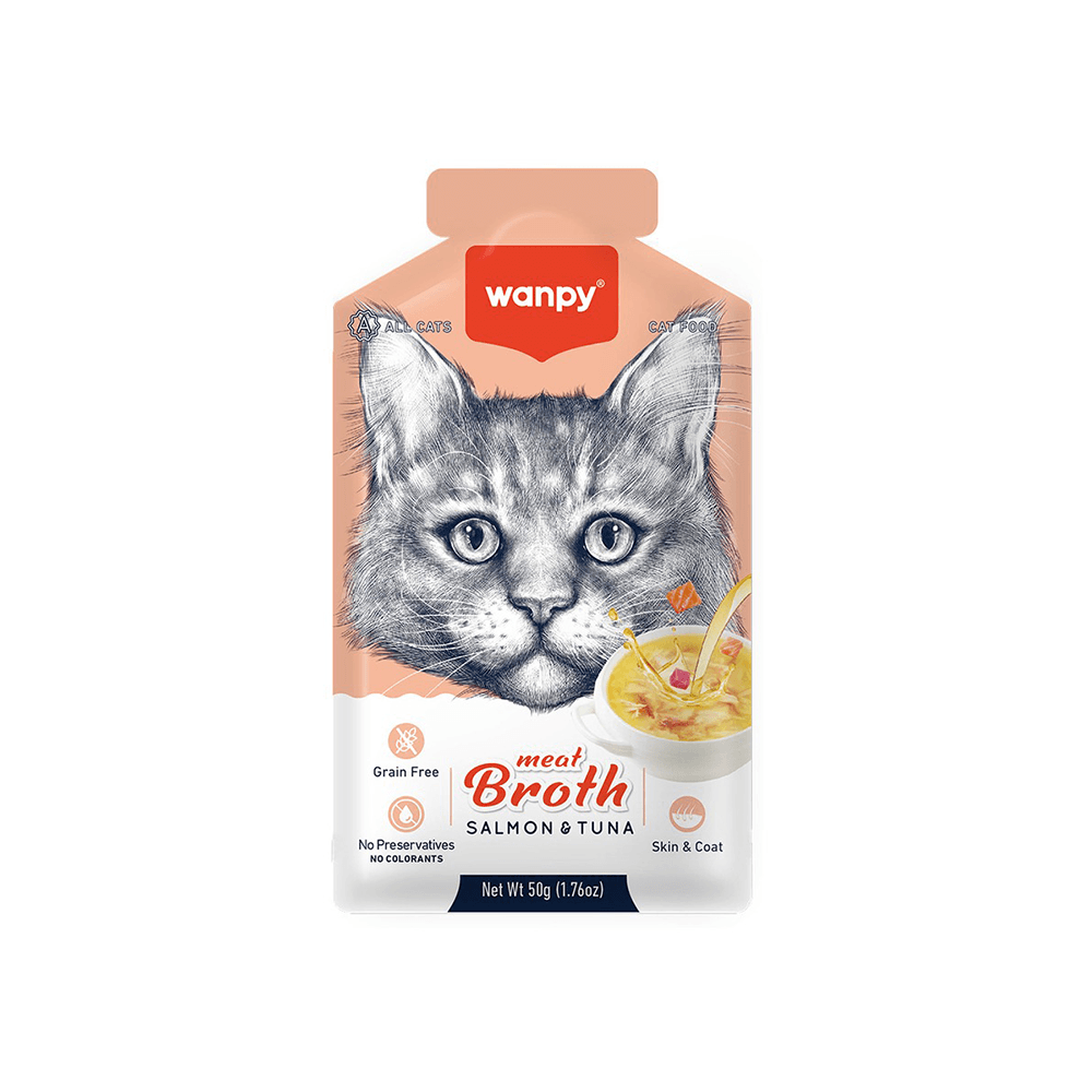 Wanpy Somon ve Ton Balığı Eti Çorbası (50 g)