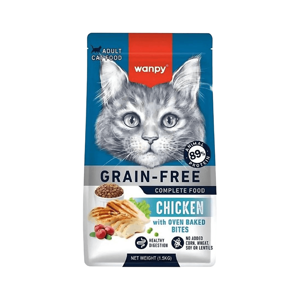 Wanpy Tahılsız Tavuk Etli Yetişkin Kedi Maması (1,5 kg)