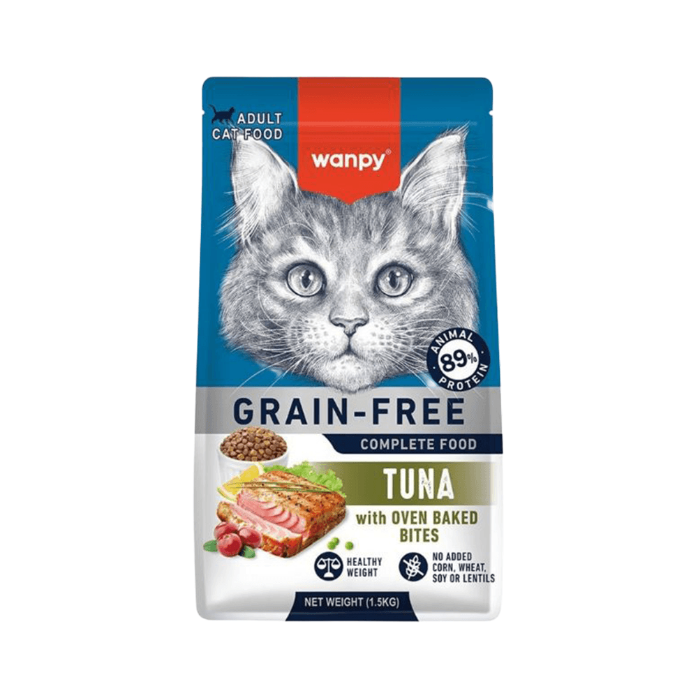 Wanpy Tahılsız Ton Balıklı Yetişkin Kedi Maması (1,5 kg)