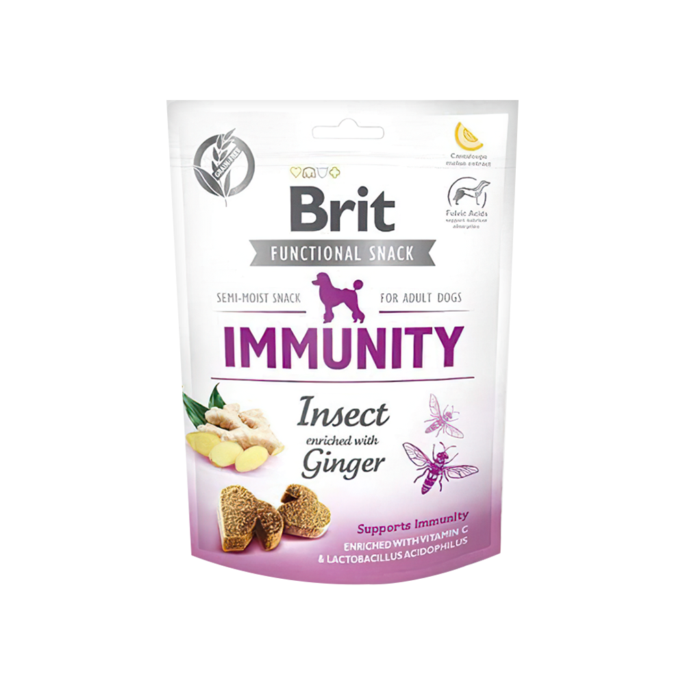 Brit Immunity Insect Böcek Larvalı ve Zencefilli Köpek Ödül Maması (150 g)