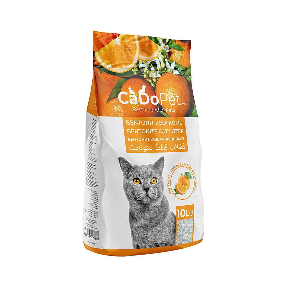 Cado Pet Portakal Kokulu Kedi Kumu (10 L)