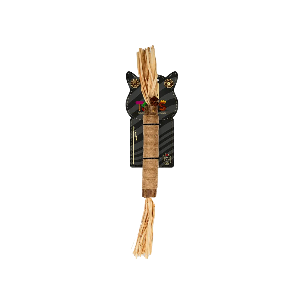 Cattie Matatabi İçerikli Püsküllü Kedi Tırmalama Tahtası (35 cm)