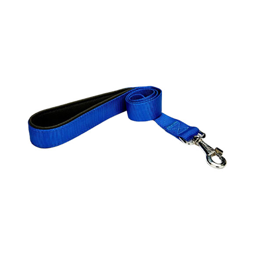 Doggie Konforlu Dokumadan El Yapımı Köpek Gezdirme Kayışı Royalblue (3 x 100 cm)