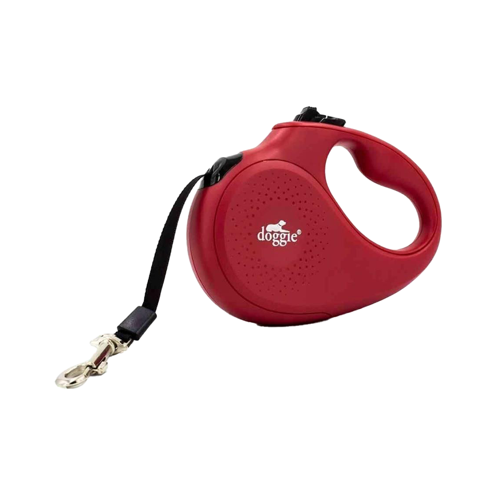 Doggie Master Otomatik Kırmızı Köpek Tasması L (50 kg)
