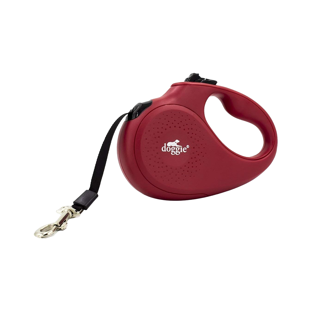 Doggie Master Otomatik Kırmızı Köpek Tasması S (15 kg)