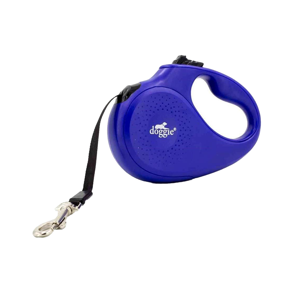 Doggie Master Otomatik Lacivert Köpek Tasması L (50 kg)