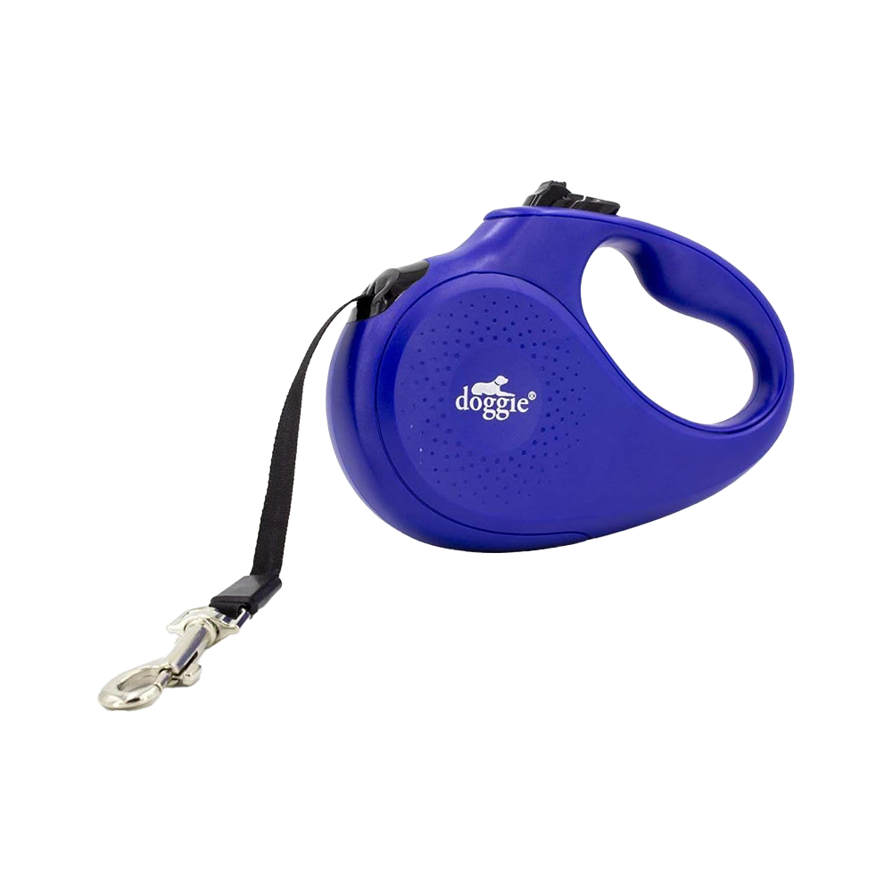 Doggie Master Otomatik Mavi Köpek Tasması M (25 kg)
