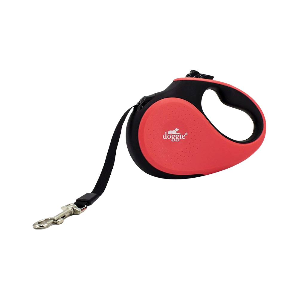 Doggie Otomatik Köpek Tasması Soft Pembe S (5 m)