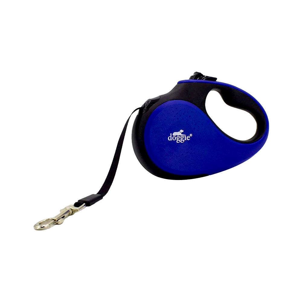 Doggie Otomatik Uzatma Tasması Soft Lacivert Xs (12 kg)