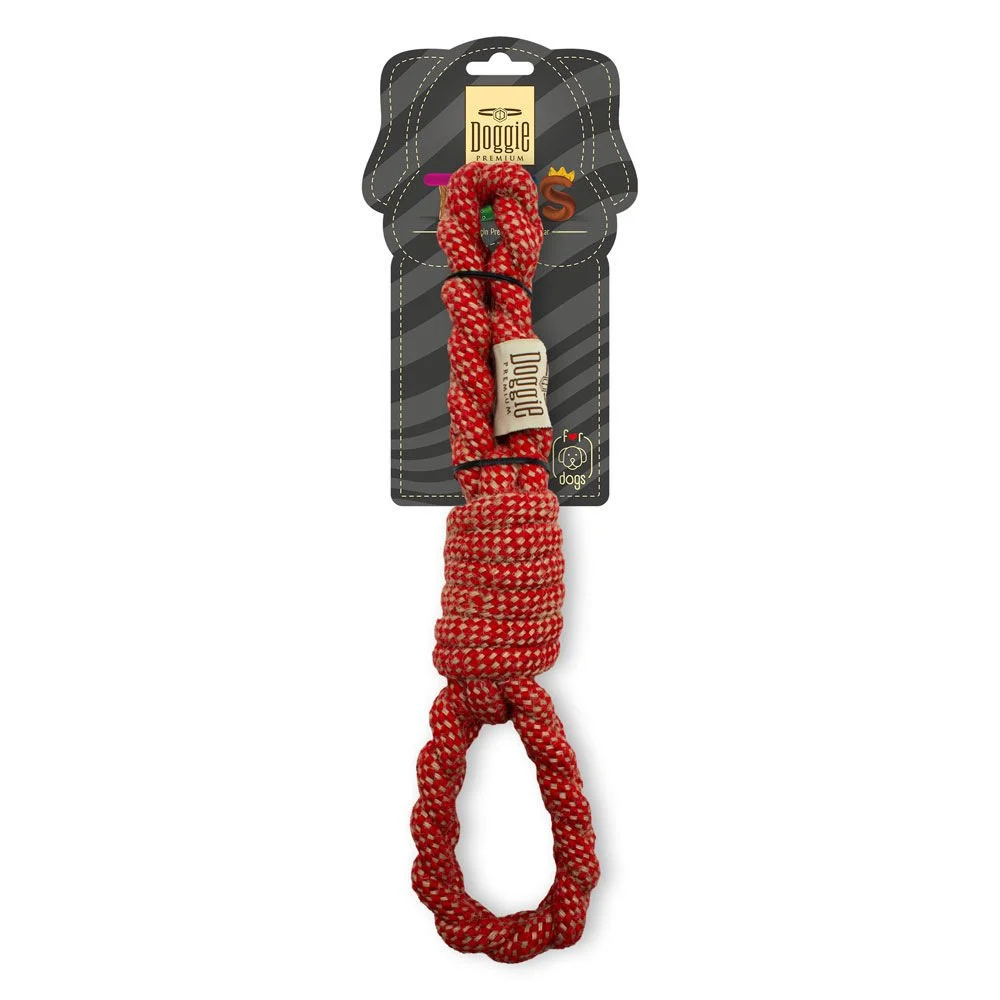 Doggie Pamuk Halat Sekiz Köpek Oyuncağı (35 cm)