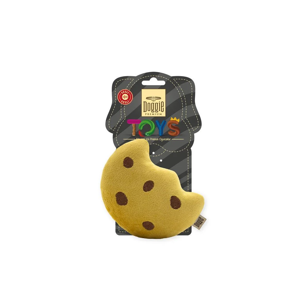 Doggie Peluş Kurabiye Figürlü Köpek Oyuncağı (11 cm)