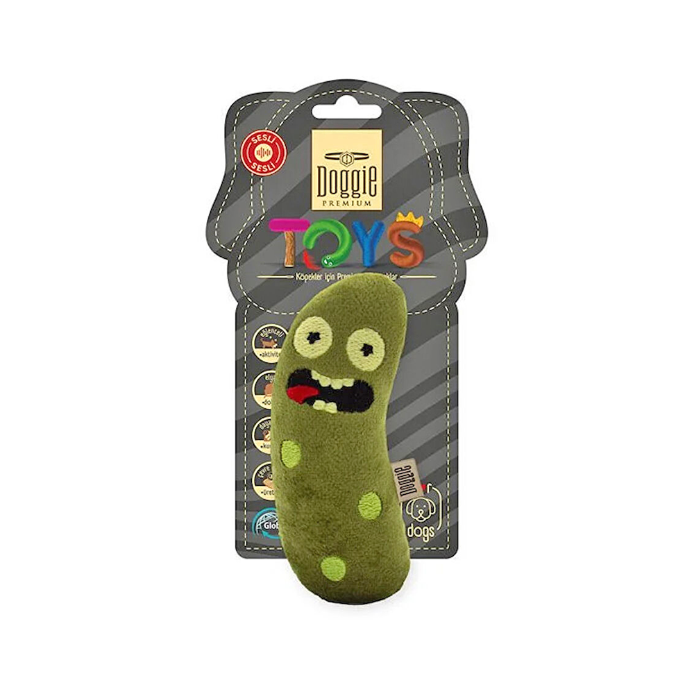 Doggie Peluş Turşu Figürlü Köpek Oyuncağı (11 cm)