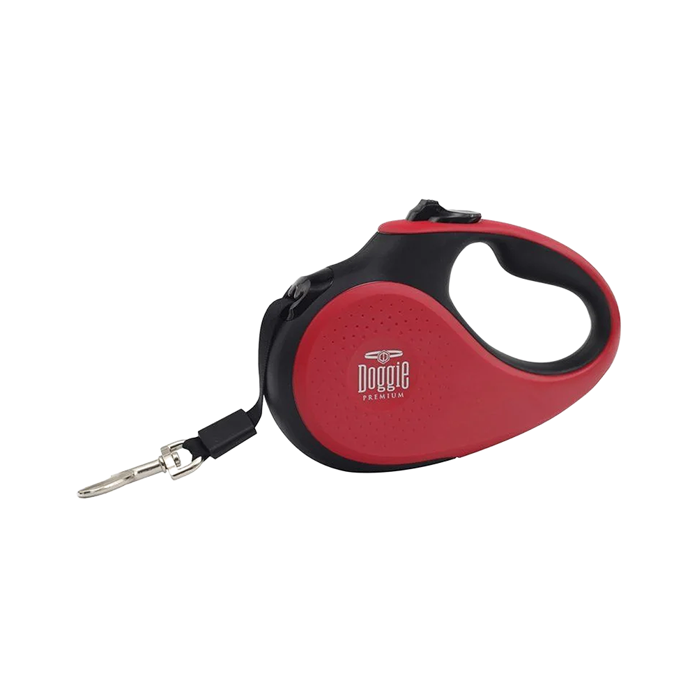 Doggie Soft Otomatik Kırmızı Köpek Tasması Xs (12 kg)